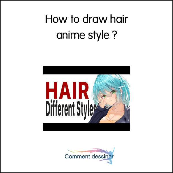 How to draw hair anime style